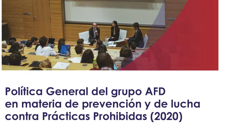 Política General del grupo AFD  en materia de prevención y de lucha contra Prácticas Prohibidas (2020)